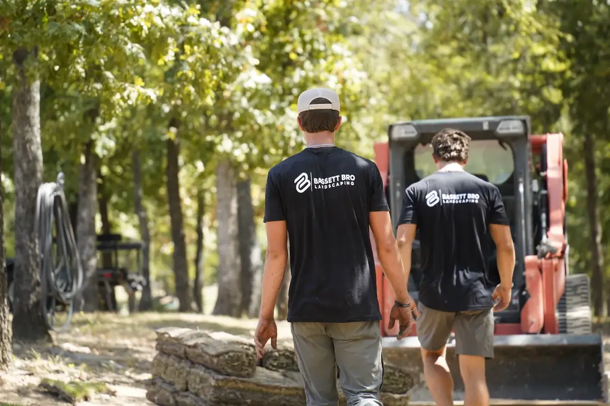 Bassett Bro crew walking a job site